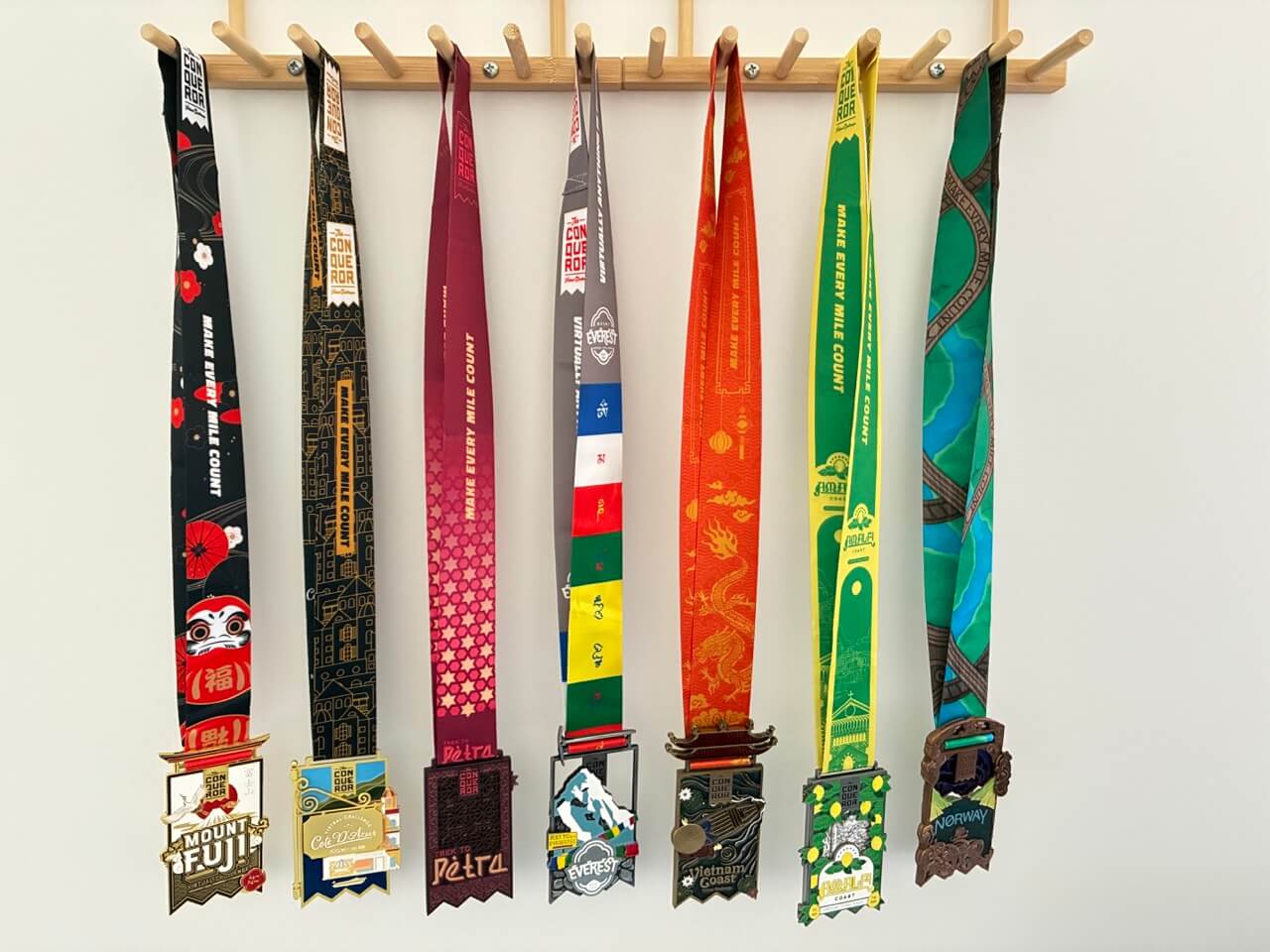 Conqueror challenges medals