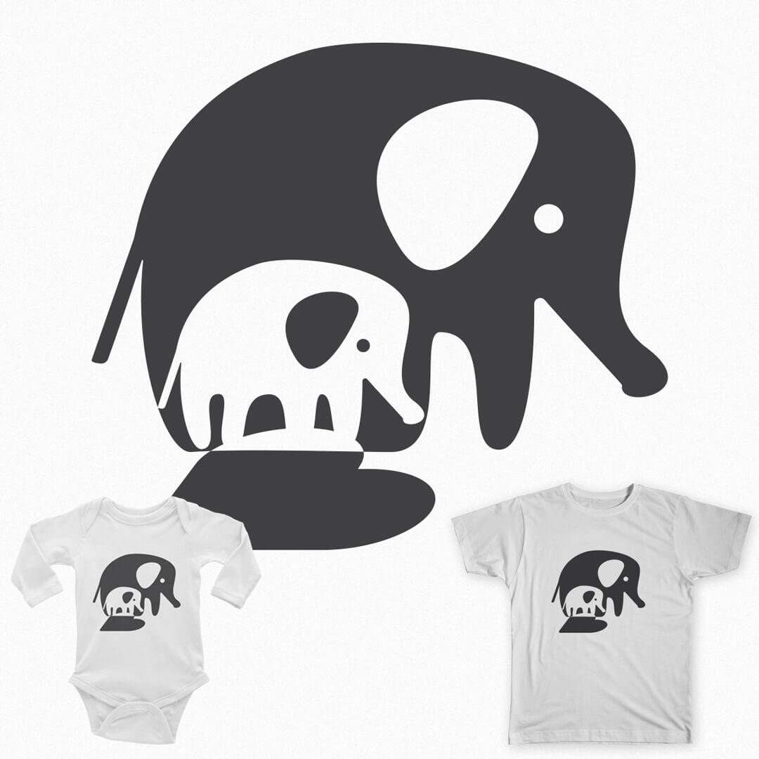 Love elephants design